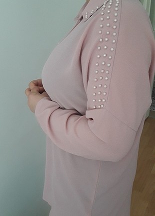 xxl Beden pembe Renk Tunik gömlek