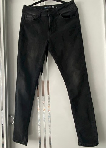 Koton Siyah Dar Kesim Denim Jean