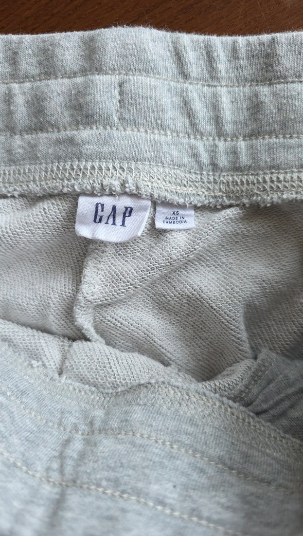 Gri GAP Baskılı Erkek Eşofman Altı XS beden - Görsel 5