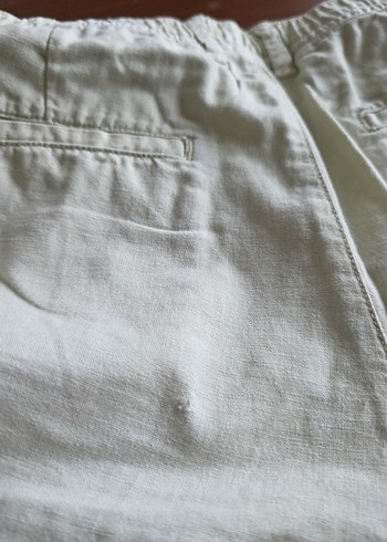 13-14 yaş Zara keten şort - Görsel 4