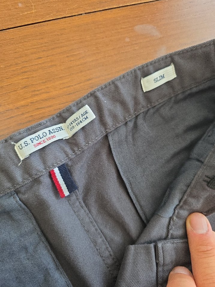 13-14 yaş Gri çocuk Pantolon - Görsel 5