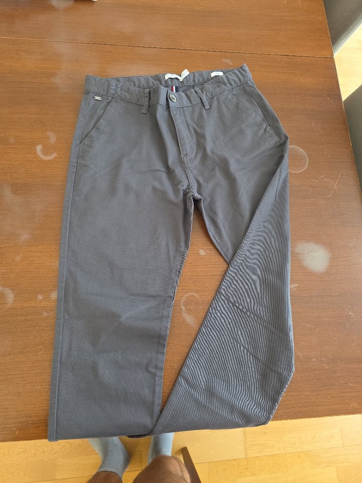 13-14 yaş Gri çocuk Pantolon - Görsel 4