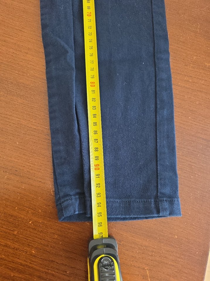 13-14 yaş çocuk Koyu Mavi Pantolon - Görsel 3