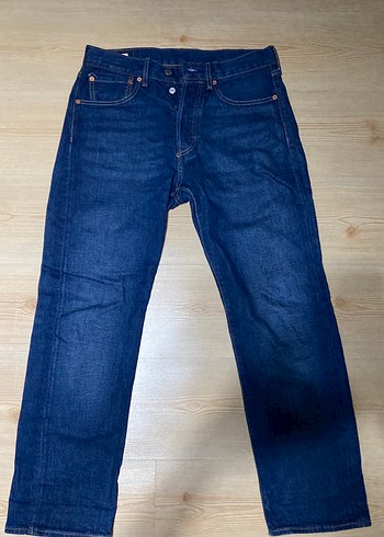 Levis 501 Koyu Mavi Denim Jean