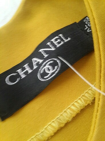 Chanel Chanel hardal sarısı elbise