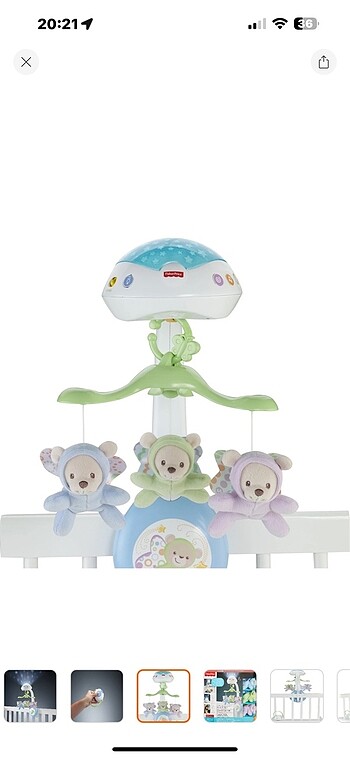  Beden Renk FISHER PRICE DÖNENCE KELEBEĞİN RÜYASI