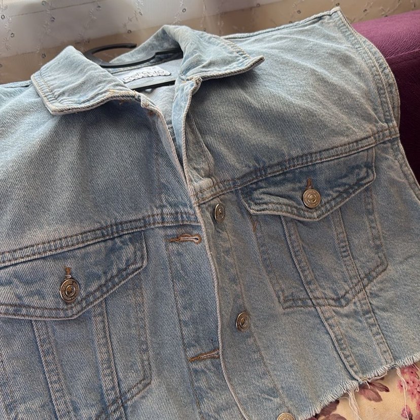 DeFacto Açık Mavi Denim Ceket — görsel 5/8