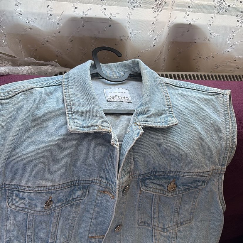 DeFacto Açık Mavi Denim Ceket — görsel 4/8