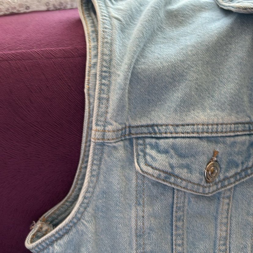 DeFacto Açık Mavi Denim Ceket — görsel 7/8