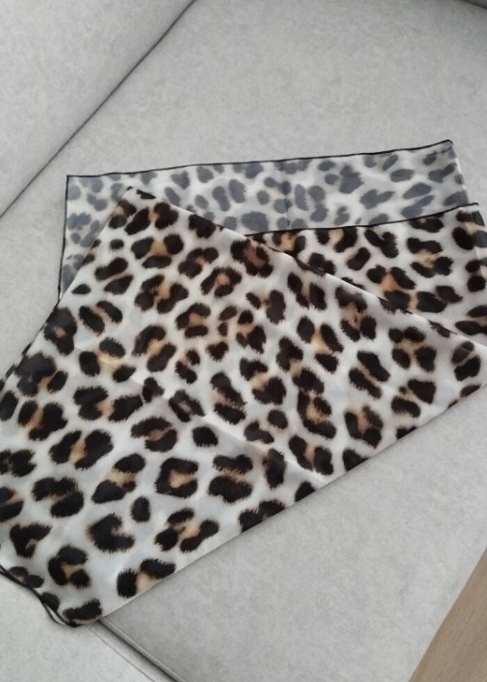 Pareo şifon leopar - Görsel 4