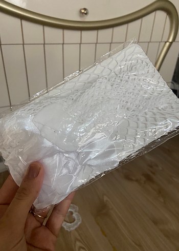 Dantel Detaylı Siyah ve Beyaz File Çorap - Görsel 5