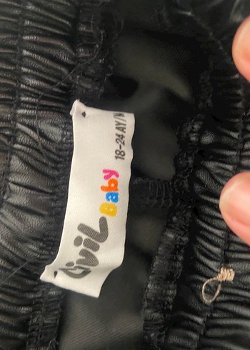 deri pantolon kiz bebek - Görsel 2