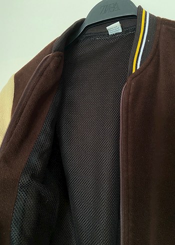 Kahverengi Çocuk kolej ceket - Görsel 4