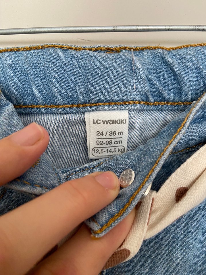 kız bebek momm jean - Görsel 4