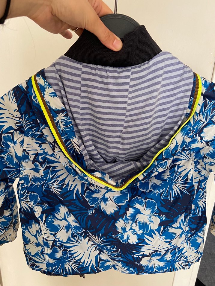 Erkek Çocuk Renkli Baskılı Fermuarlı Yağmurluk - Görsel 5