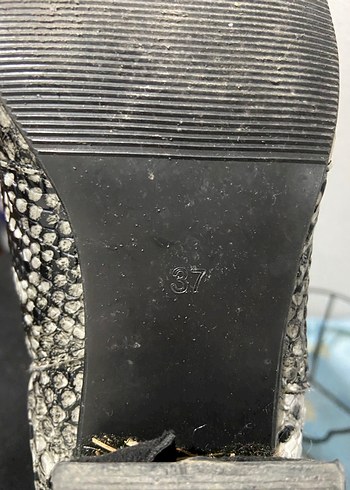 Leopar Desenli Süet Topuklu Bot - Görsel 5