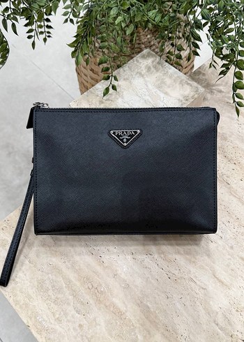 Prada Saffiano Leather Clutch