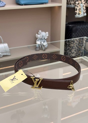Louis Vuitton Monogram Kahverengi Deri Kemer