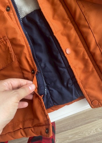 Erkek Çocuk Kapüşonlu Kaban mont - Görsel 2