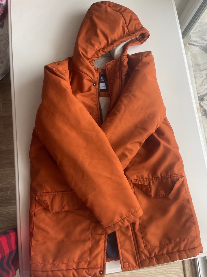 Erkek Çocuk Kapüşonlu Kaban mont - Görsel 5