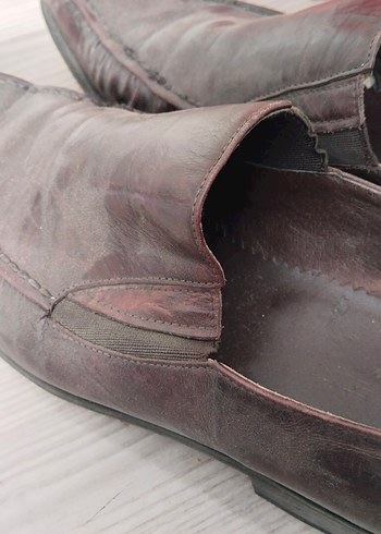 42 Beden Kahverengi Deri Klasik Erkek Ayakkabısı