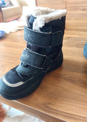 Çocuklar için Mavi Gri Süperfit Lastikli Botlar - Görsel 4