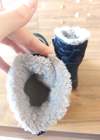 Çocuklar için Mavi Gri Süperfit Lastikli Botlar - Görsel 10