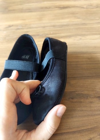 Kız Çocuk Siyah Tokalı Babet Ayakkabı - Görsel 6