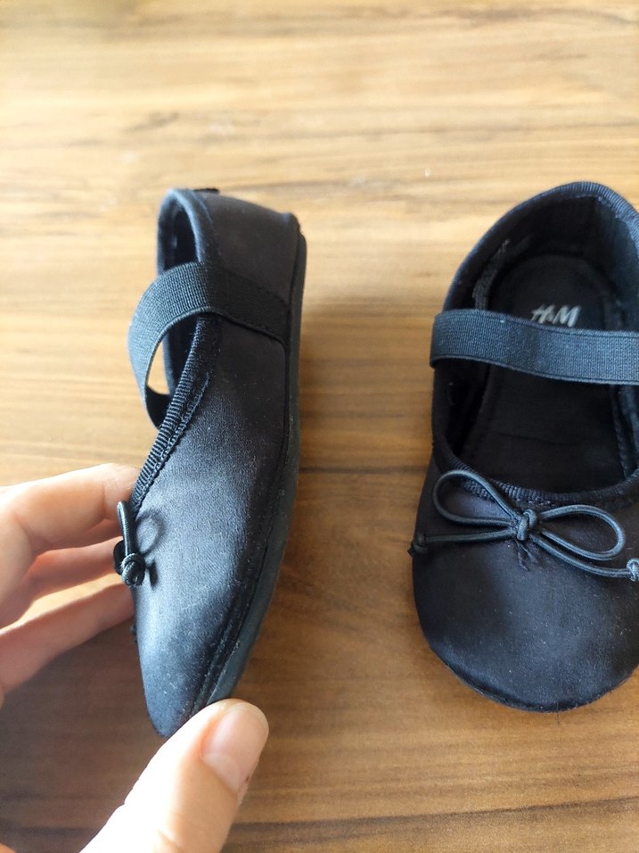 Kız Çocuk Siyah Tokalı Babet Ayakkabı - Görsel 5