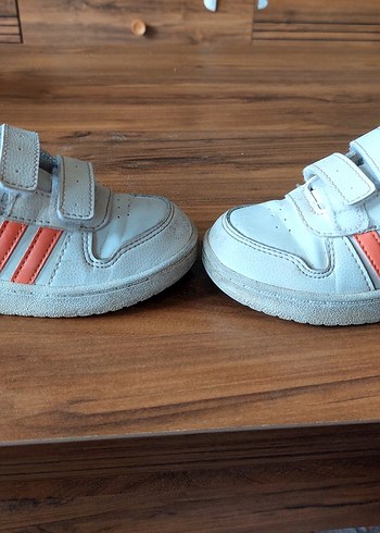Kız Çocuk Beyaz Adidas Spor Ayakkabı - Görsel 3