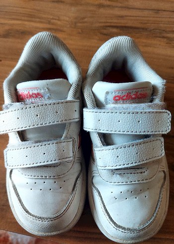 Kız Çocuk Beyaz Adidas Spor Ayakkabı - Görsel 2