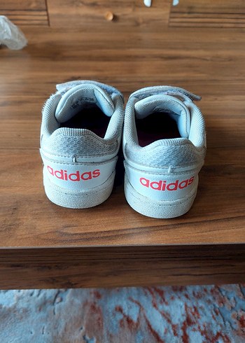 Kız Çocuk Beyaz Adidas Spor Ayakkabı - Görsel 5