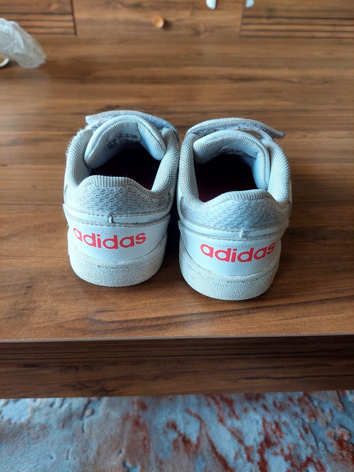 Kız Çocuk Beyaz Adidas Spor Ayakkabı - Görsel 5
