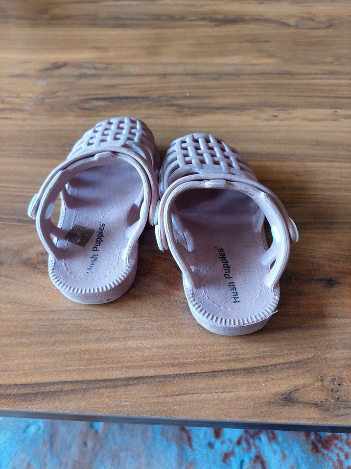 Kız Çocuk Bej Tokalı Sandalet - Görsel 3