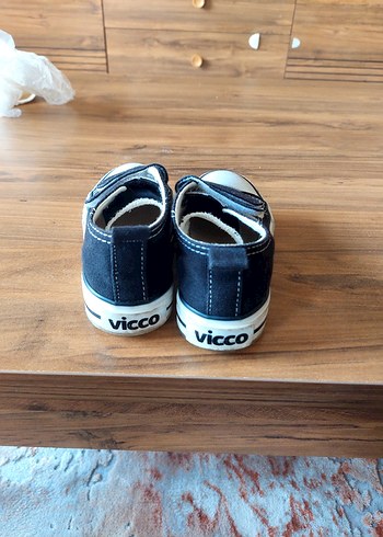 Çocuk Siyah Cırtlı Spor Ayakkabı - Görsel 6