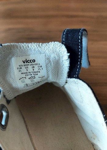 Çocuk Siyah Cırtlı Spor Ayakkabı - Görsel 9