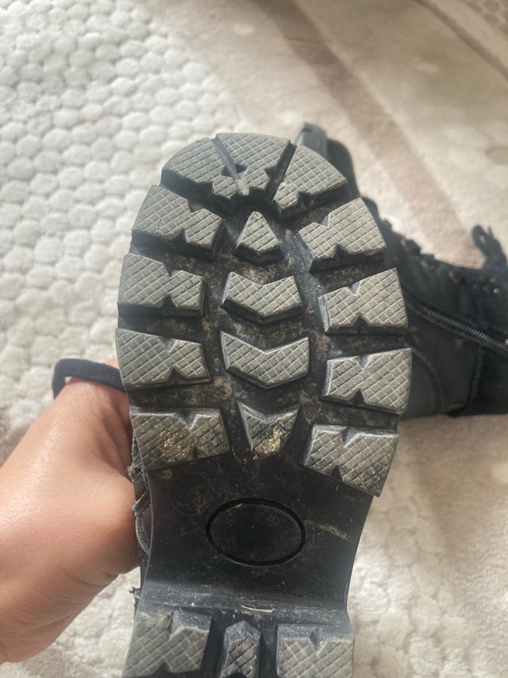 Kızlar İçin Siyah Deri Gotik Yılan Desenli Bot - Görsel 5