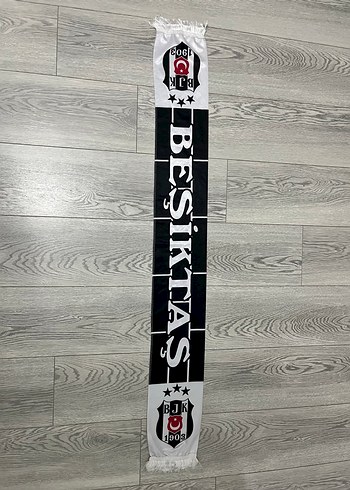 Beşiktaş Besiktas Siyah Beyaz Firfirli Taraftar Atki