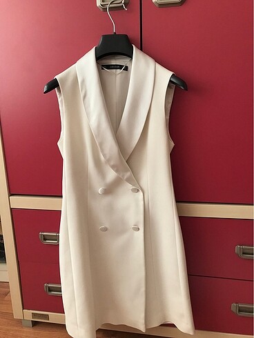ZARA SATEN CEKET ELBİSE