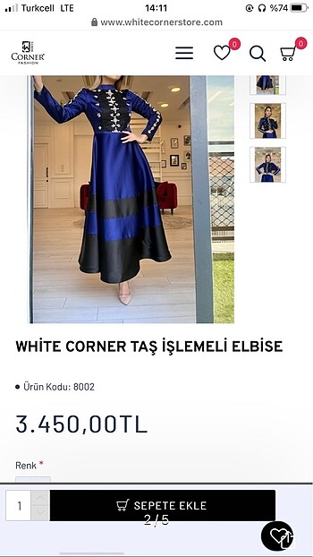 Diğer White corner elbise