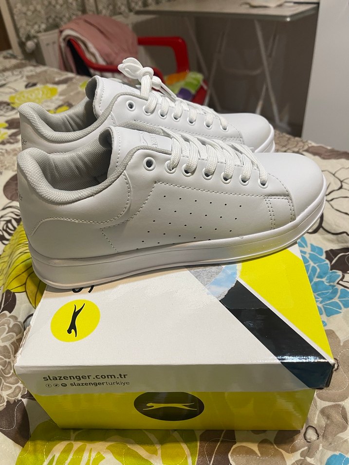 Beyaz Kadın Spor Ayakkabı - Görsel 3