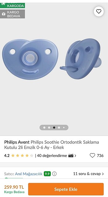 Philips avent 2 li