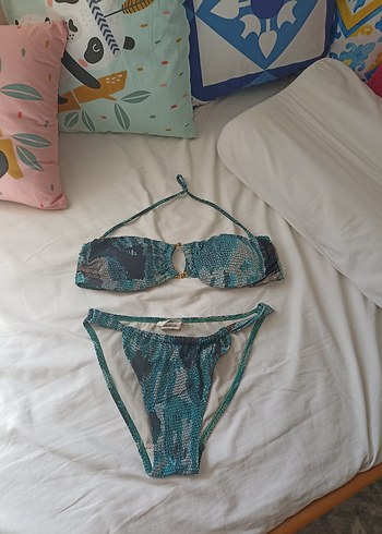 Koton Yılan Desenli Bohem Bikini Takımı