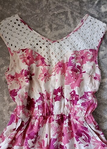 38 Beden Vera Moda Güpür Yaka Elbise