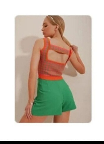 Trendyol & Milla Retro Tarz Triko Crop Bluz Büstiyer