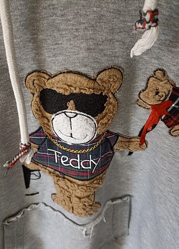 l Beden gri Renk Dolce & Gabbana Özel Dikim Baskılı Sweatshirt