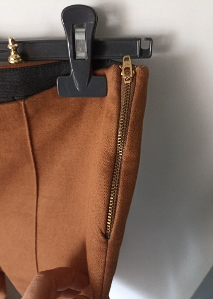 Kadifemsi Süet Görünümlü Sigaret Pantolon  - Görsel 4