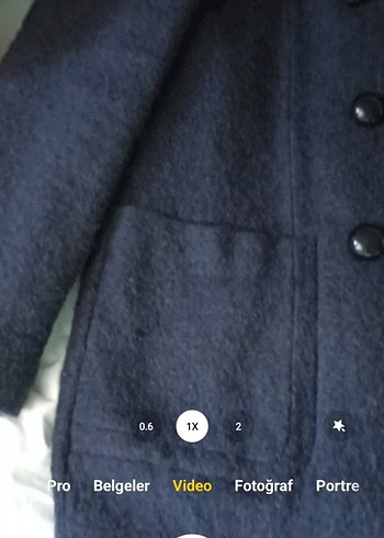 Zara Denizci Tarzı Kürklü Kaşe Kaban - Görsel 9