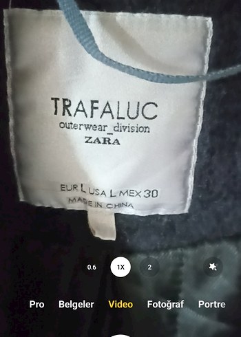 Zara Denizci Tarzı Kürklü Kaşe Kaban - Görsel 13