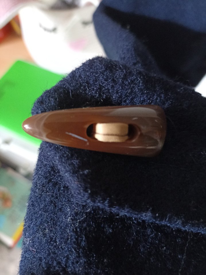 Retro Denizci Tarz Midi Kaban - Görsel 5